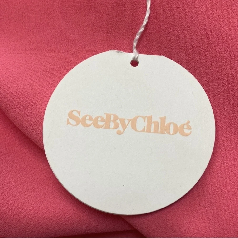 NWT See by Chloe Cut Out Midi Dress Size Small - Picture 12 of 13